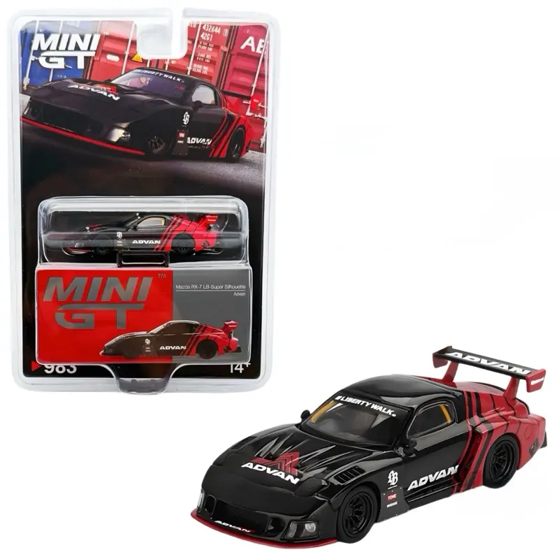 Mini GT 1:64 Mazda RX-7 LB-Super Silhouette Advan #983 - TikTok Shop