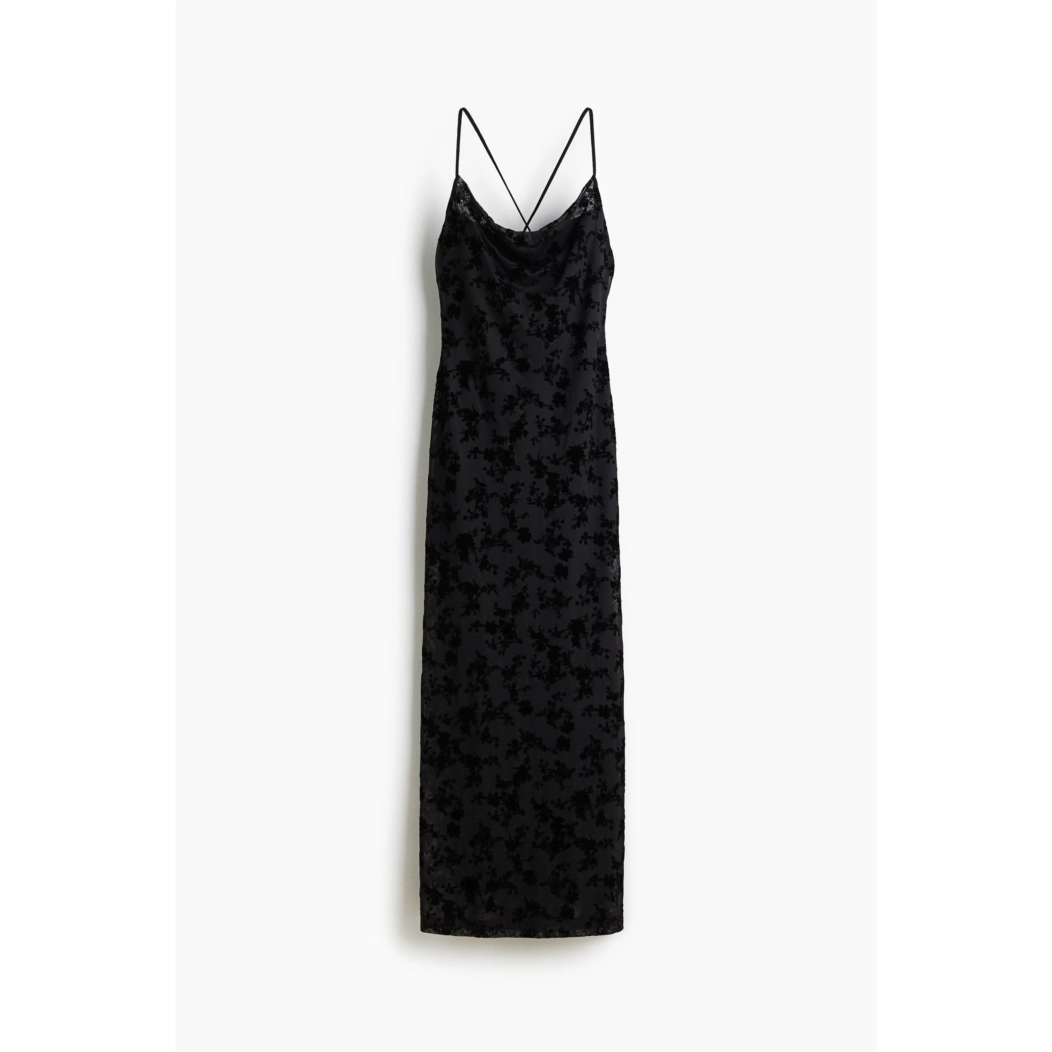 lace and mesh maxi dress Sundown Mesh Slip Dress Cream/Black / L