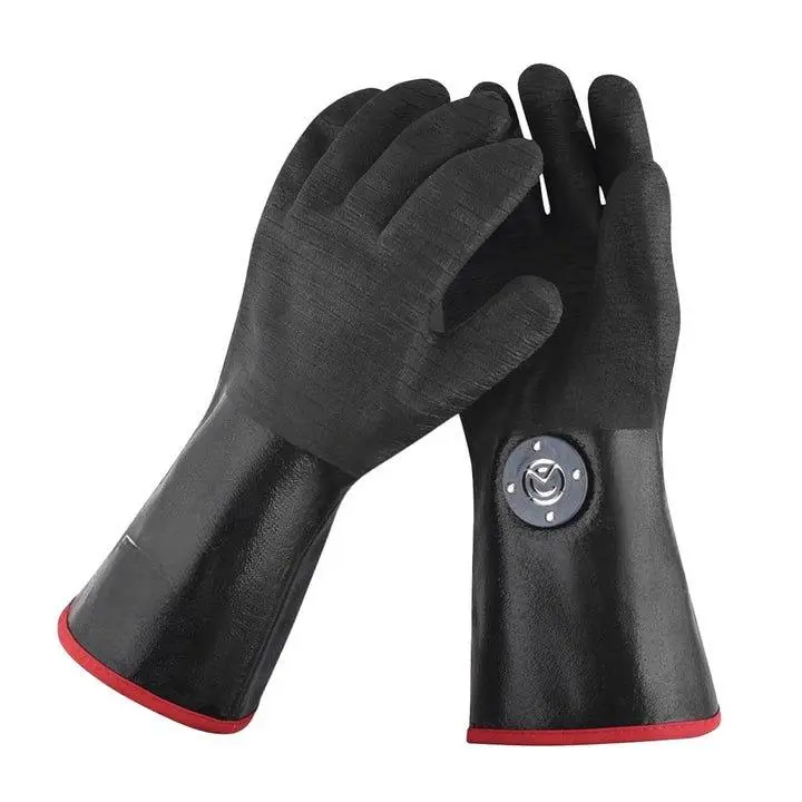 FREEDOM BBQ  Gloves 18" Cuffs with Magnetic Safety Clip