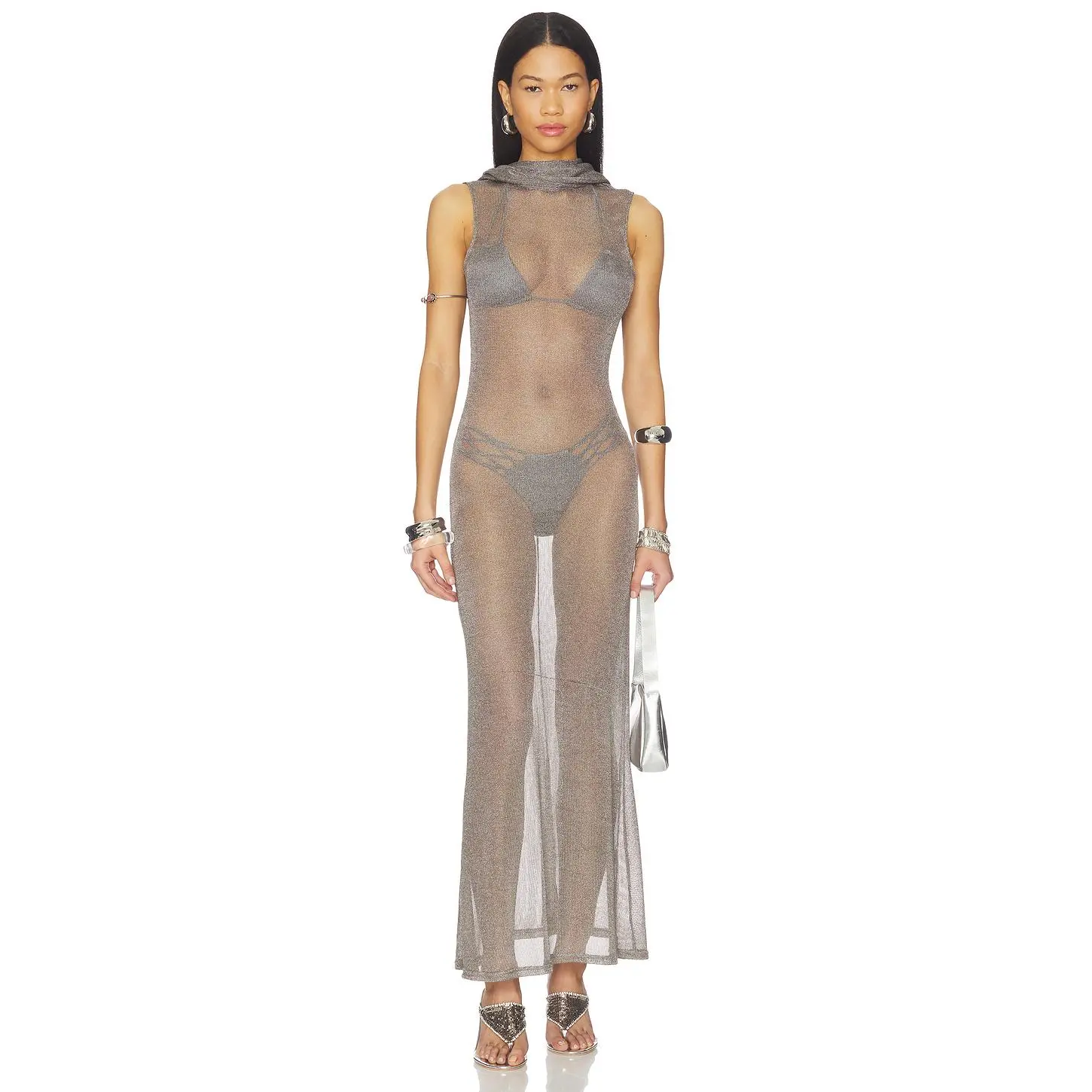 superdown Kaomi Maxi Dress in Grey