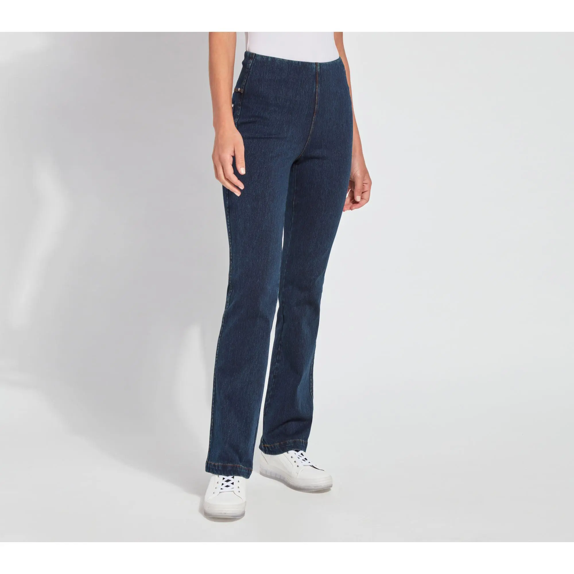 Lysse New York Plus Size Baby Bootcut Denim Pants