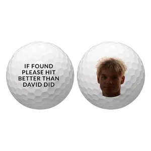 Funny Custom Golf Balls Personalized Golf Ball for Men Women Boyfriend Husband Dad Groomsmen Grandpa Retirement Customize