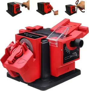 Universal Sharpening Station, Multifunctional Sharpener Professional Knife & Chisel & HSS Drill Electric Multitask Sharpening Machine  Plastic Kitchen Steel Blade Stainless  Home Cutting