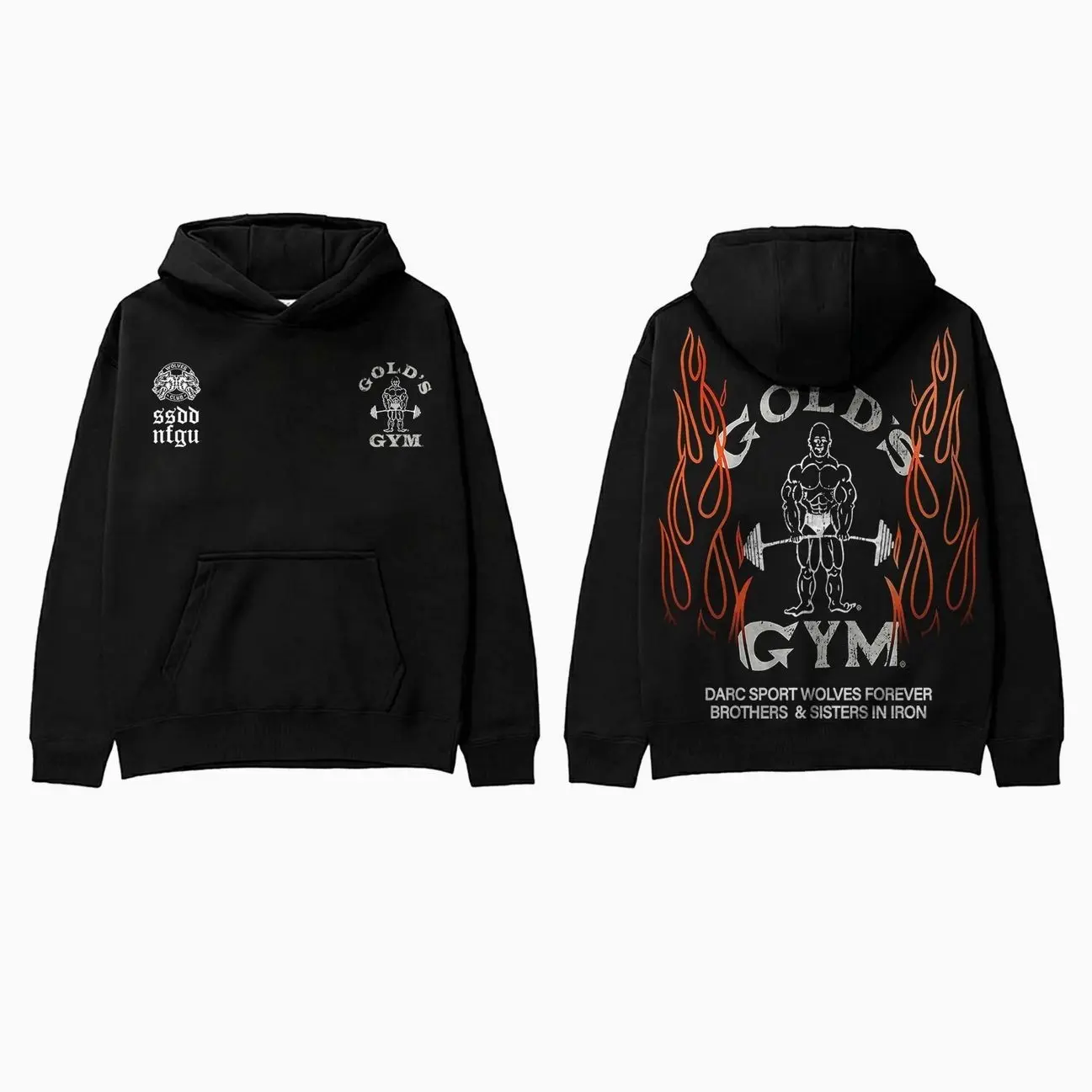 "Lifting Essentials" Wolves Gold's Gym, Workout Wear, Men's Sport Outfit, Gym Men's Top, Muscle Training Shirt, Gym Apparel, Training Clothing KON