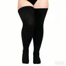 Oversized Thigh High Socks for Curvy Legs - Stretchy, No Slip & Perfect for Thick Thighs! Thighhighs