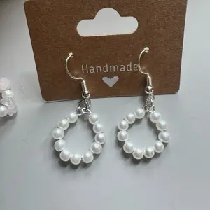 Beaded Hoop Earrings