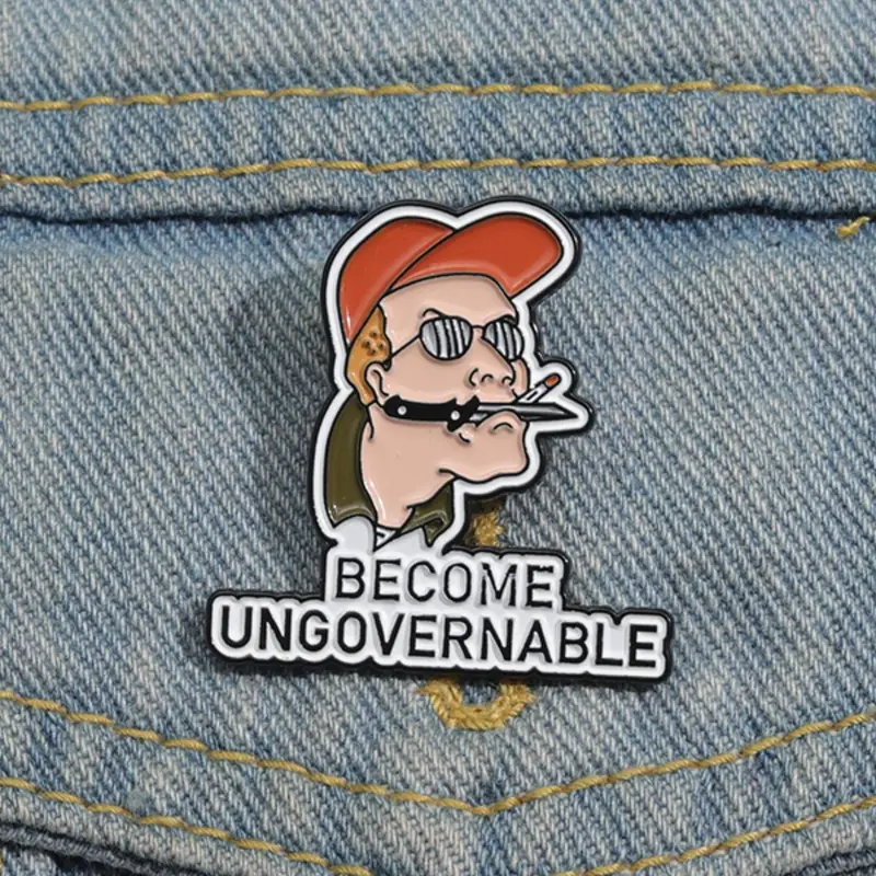 Cartoon Character Guy Brooch, Cute Badge for Backpack & Jeans & Jacket, Fashion Accessories for Men & Women, Pin, Alloy Brooch Pin