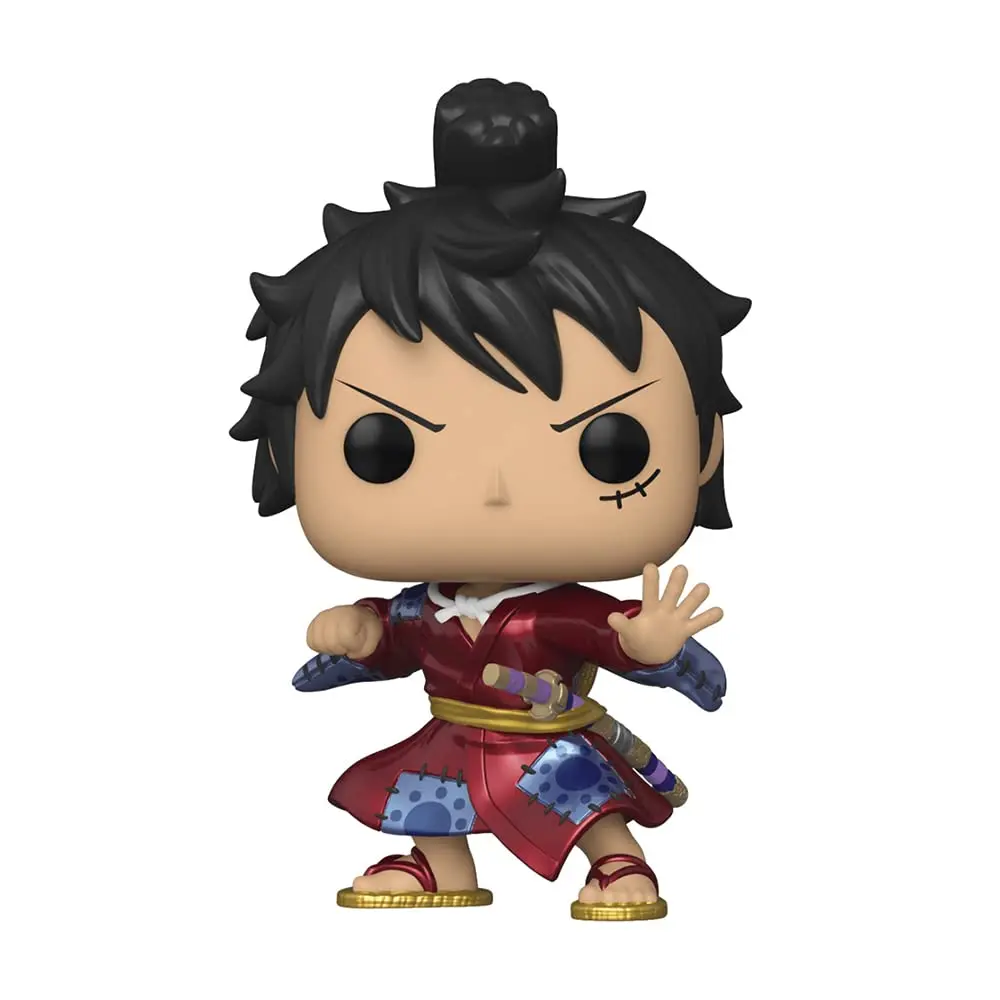 Funko POP! Animation One Piece Luffytaro #921 [Luffy Gear Kimono Metallic] Exclusive
