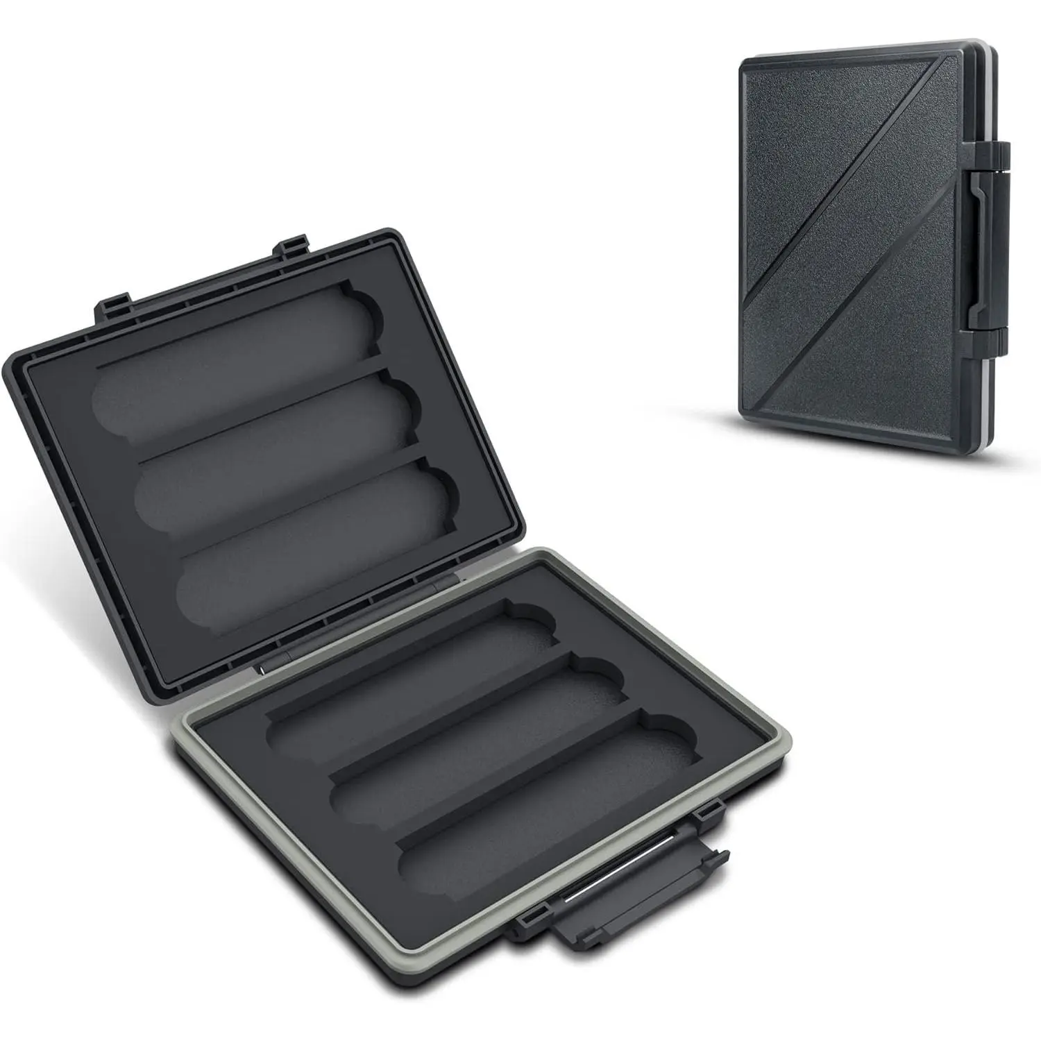 6 Slots M.2 2280 2260 2240 2242 2230 Case, M.2 SSD Holder Storage, M.2 Drive Storage NVMe M.2 2280 SSD Card Case Water-Resistant and Shockproof