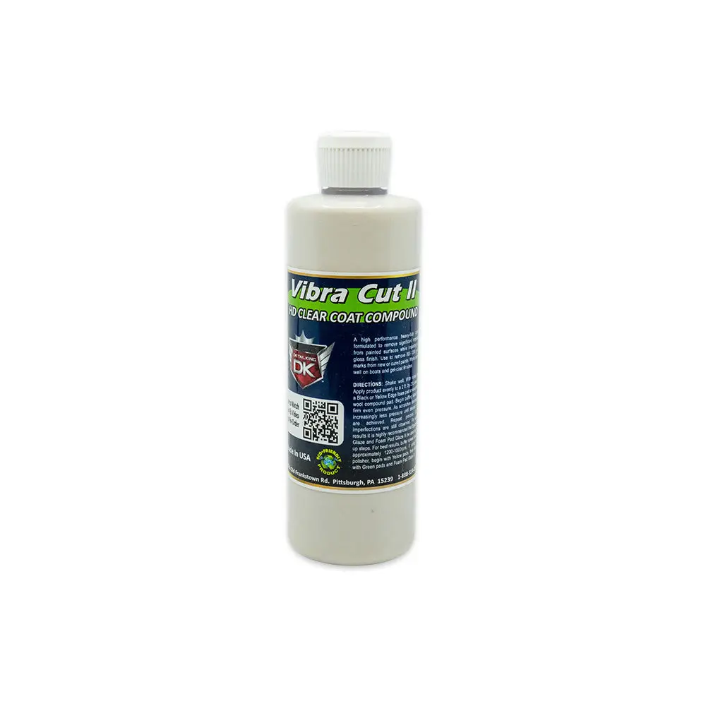 Vibra Cut II Heavy Cut Compound - Car Paint Polishing Multi-Size Scratch Fixer for Deep Scratch Repair, Flaw Leveling, Glossy Finish on Cars/Boats (Apply Then Polish)