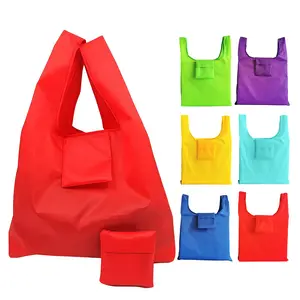 Explorinox Reusable Shopping Bag Washable Foldable Grocery Tote Heavy Duty Oxford Cloth for Market Trip Camping Commuting in Multiple Colors
