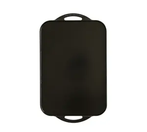 Nordic Ware Deluxe Cast Aluminum Reversible Grill Griddle, Black