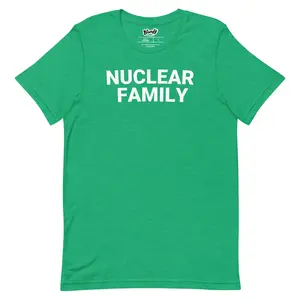 Nuclear Family Adult Unisex T-shirt - Casual T-Shirt with Basic Design and Versatile Fit