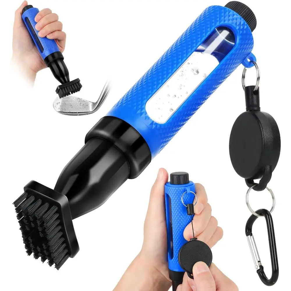 Golf Club Cleaning Brush Set, Portable Retractable Water Brush & Accessories, Professional Golf Accessories for Men & Women, Golf Gear