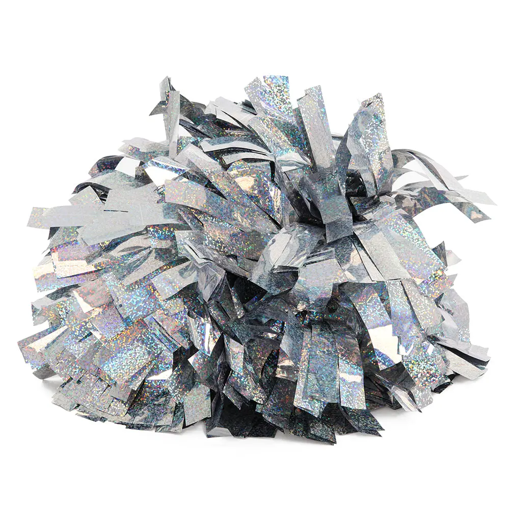 Just For Kix 6" Solid Metallic Pom – High-Energy, Lightweight Cheer & Dance Pom (Sold Individually)