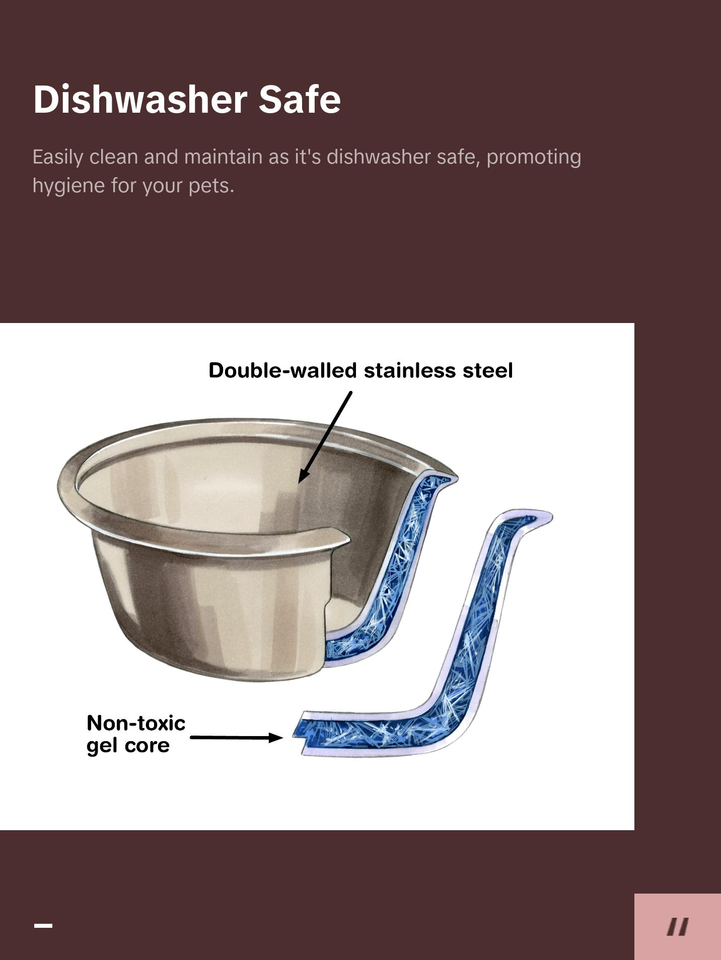 NEATER PETS Polar Bowl Freezer Bowl for Pets, Freezable Pet Bowl, Keep Your Dog or Cats Water Cold