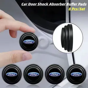 8-Piece Car Door Shock Absorber Pads, Silicone Door Edge Protection Bumper Pad, Car Door Protector, Suitable for All Ford Models, Auto Decoration Accessories
