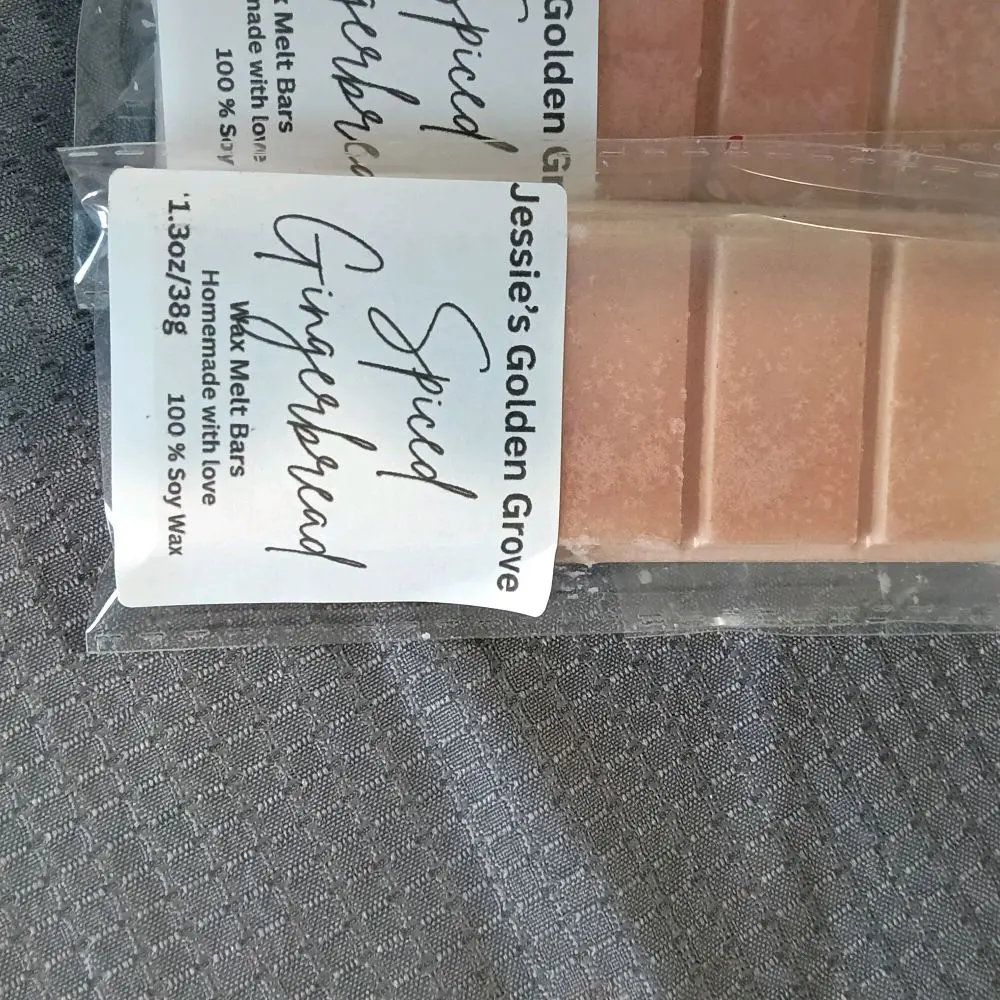 Spiced Gingerbread Wax Melt Bars 1.3 oz Soy Wax