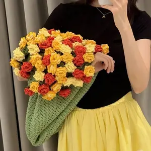 Eternal Flower Rose Bouquet Sofa Blanket