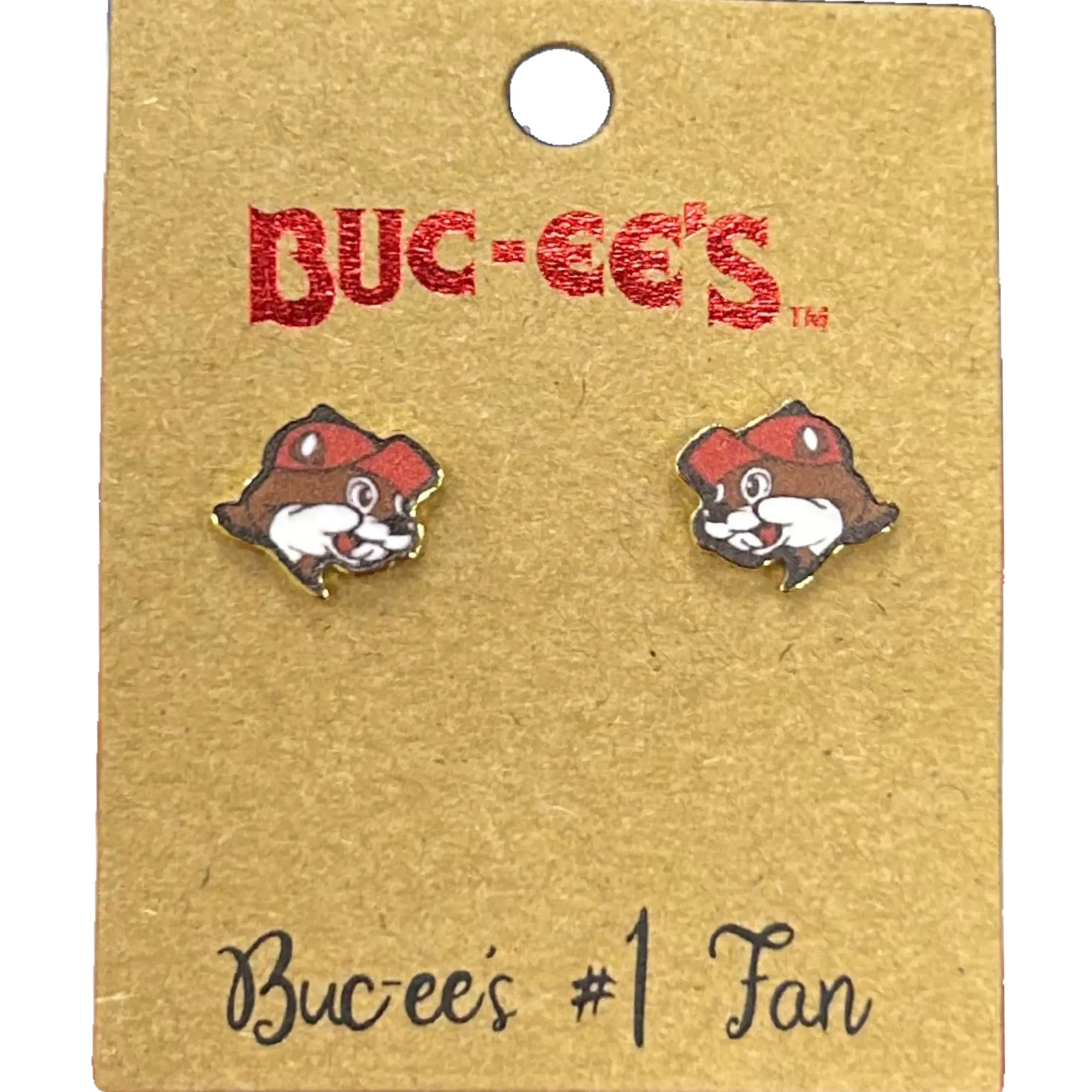 Bucees Beaver Stud Earrings - Official Design