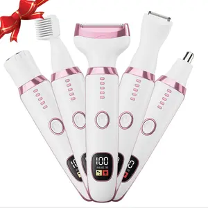 5 in 1 Electric Hair Removal Instrument, Body Hair Removal Epilator, Cordless Trimmer Razor, Gifts for Women