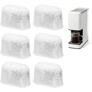 6 Pack Replacement  Filters Compatible with Drew Barrymore  Maker, Charcoal Water Filters for DrewBarrymore  Machines coffee new snack sealing cold press juicer machine