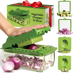 NEW  X OTOTO Croc Chop Vegetable  & Slicer - Multifunctional Food , Crocodile Onion , Cool Kitchen Gadgets & Housewarming Gifts