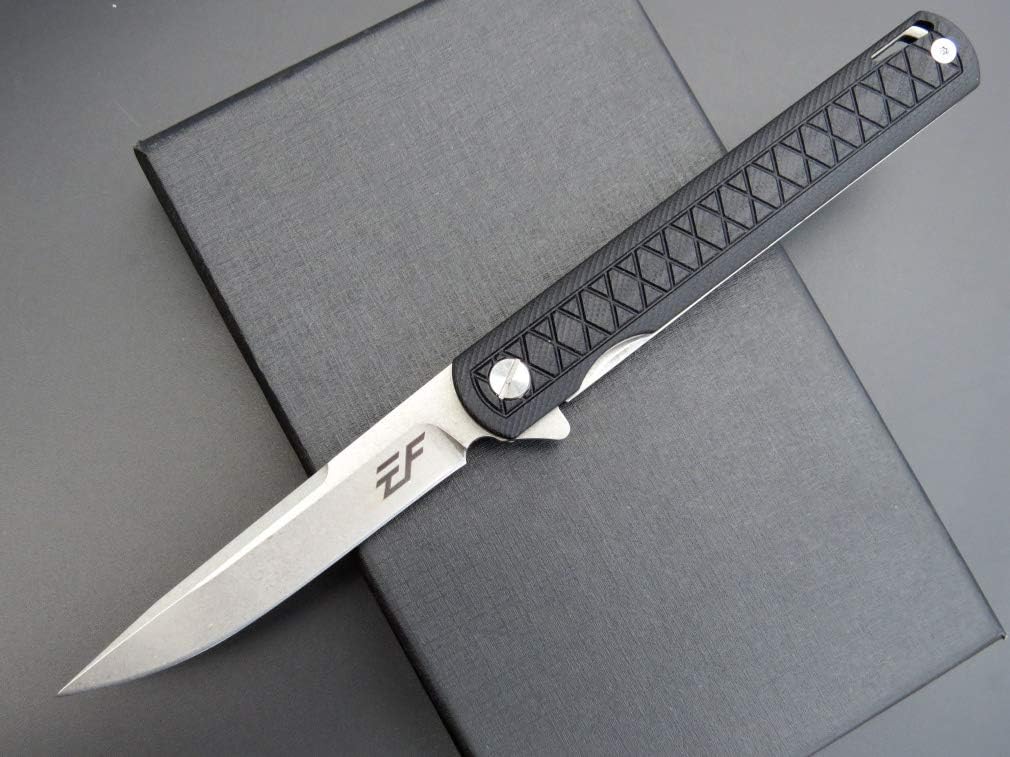 Eafengrow EF16 Folding Pocket Knife D2 Steel Blade G10 Handle Flipper EDC Outdoor Camping Utility Knife