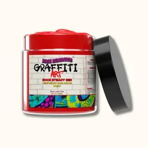 Rock Steady Red - Graffiti Art Temporary Hair Color Paint (6 oz.)