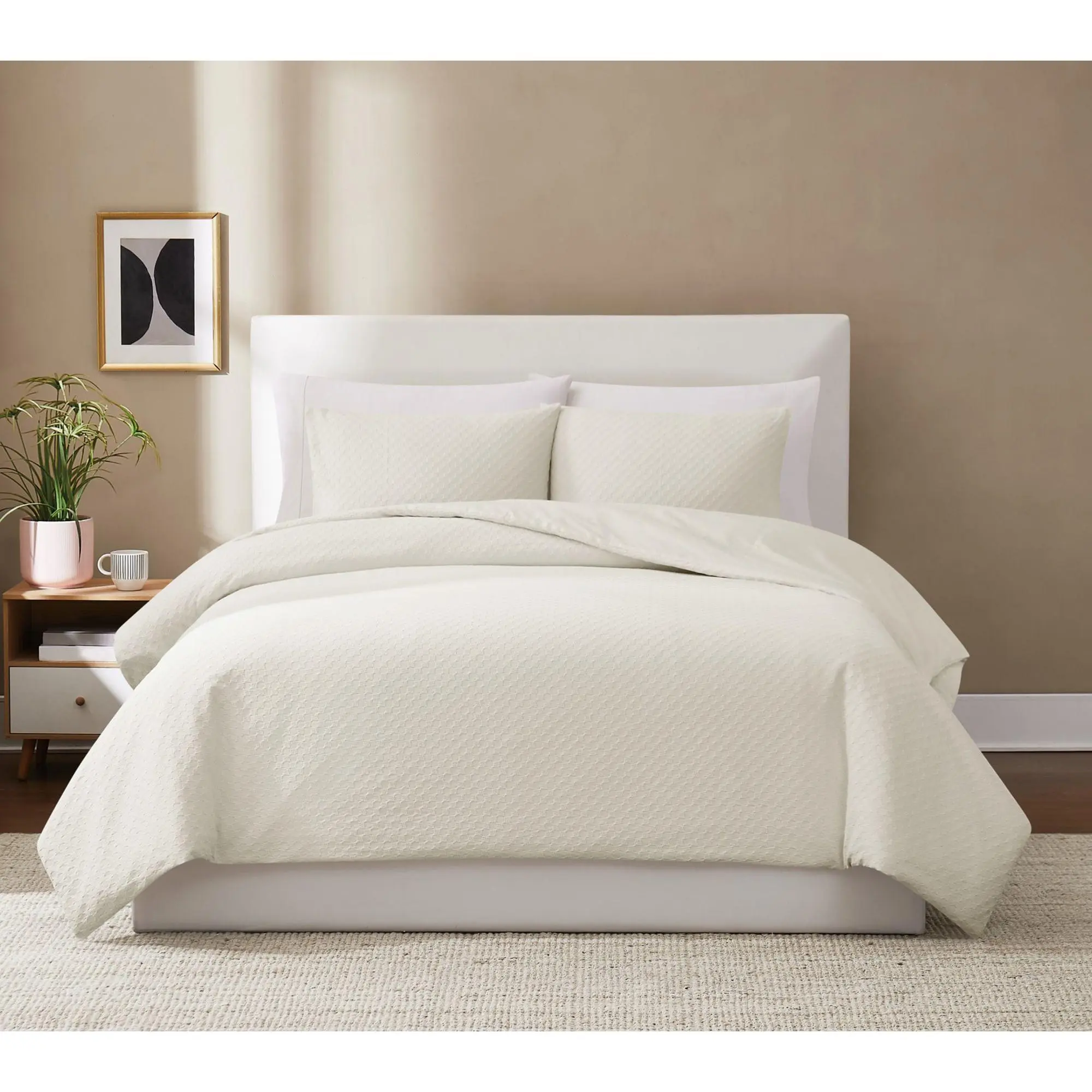Brooklyn Loom Woven Texture Twin/Twin XL 2 Piece Comforter Set