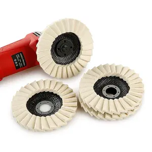 Felt Buffing Polishing Flap Disc Wool Felt Disc Wheel for Metals Stainless Steel Aluminum Fiberglass Plastic