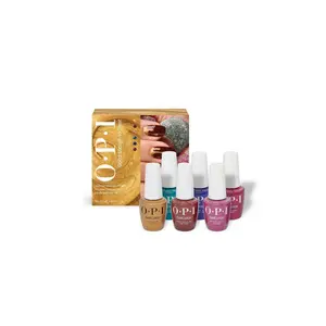OPI GelColor Holiday 2025 - Good Enough to Treat GelColor Add-On Kit #2 Collection 6 pcs. with Intelli-Gel Technology and Intelli-Brush for Vibrant Shine