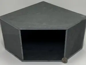 Slate Cave Hide 10x10x6" for Fish, Snake, Reptile, Turtle, Bearded Dragon, Aquarium, Gecko, Cichlid, Pleco