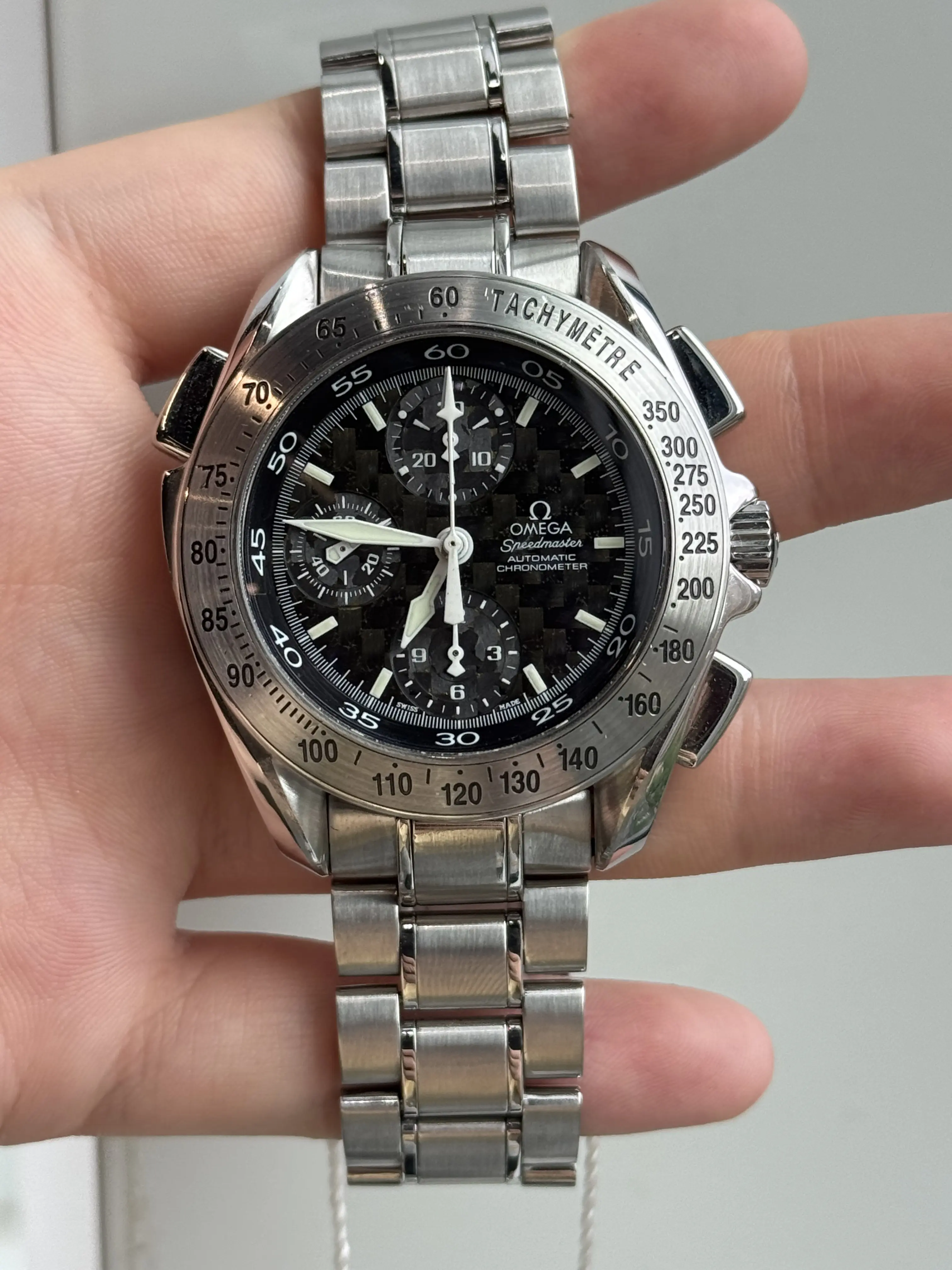 Omega Speedmaster 42 Stainless Steel Mechanical Men's Watch   60091892   18CM