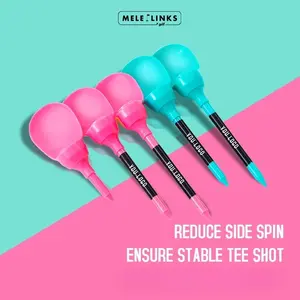 Melelinks Golf Petal Ball Tee Set of 8, Precision Limited Positioning Golf Tees, Essential Golf Gear Accessories, Durable & Reliable Design