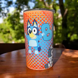 Retro Tumbler - Perfect for Drinking on-the-go - Bottle, Drinkware