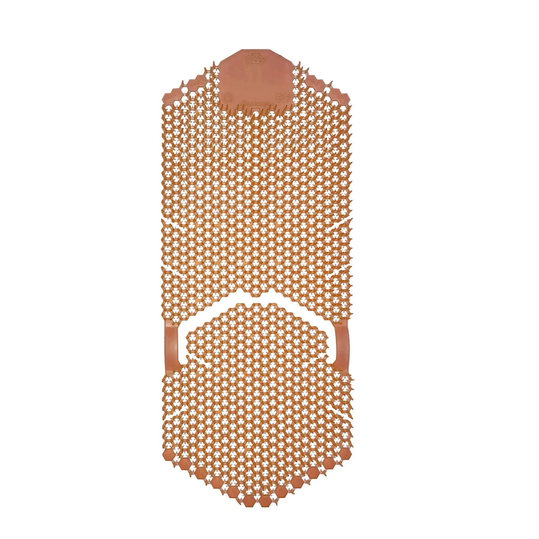 Fresh Products Tsunami 60 Day Vertical Urinal Screen No Mounting No Suction Cups Reversable Double Sided Design Maximum Splash Protection Summer Sunshine 6 Pack