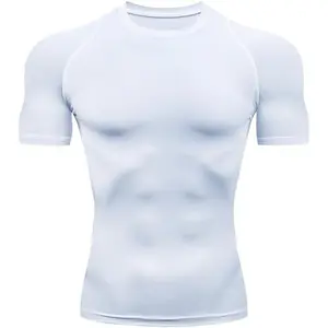 Men's Compression Short Sleeve Sports T- Training Elastic Quick-Drying Running shirt flare sweatpants game prelude Breathable Workout Tops Athleisure Street Fit Athletic Apparel Lightweight Stretchy Shortsleeve t shirts for men men's t shirts