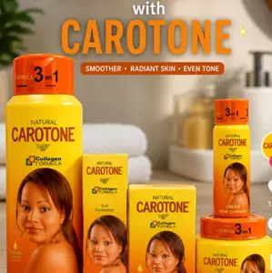Carot Set 5ct Mix Lotion, Soap, Cream, Oil, Tube