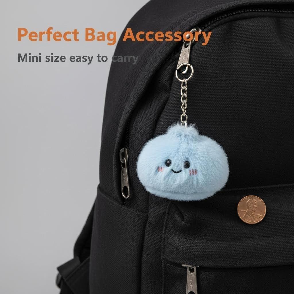 Mystery Squishy Steamed Bun Fidget Toy Cute Plush Blind Box