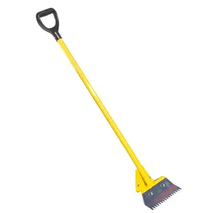 | 47.5 in.Roof Ripper Shingle Removal Tool| Roofing Shovel with Serrated Blades| Nail & Cedar Shake Tear-Off Tool| Handle with Grip| 7 lbs.