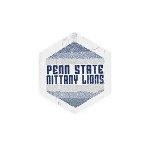 Penn State Epicenter Hexagon Wooden Magnet
