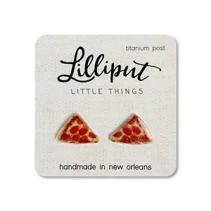 Pizza Earrings