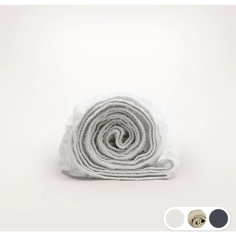 Boll & Branch Signature Hemmed Luxury Bedding - Fitted Sheet - 100% GOTS Certified Organic Cotton, Fair Trade, Breathable, Durable, Lasting Durability, Smooth Matte Finish (Tested Against 1,000+ Harmful Substances)