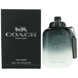 Coach for Men Eau de Toilette, Masculine and Woody Scent with Spicy Cardamom and Nashi Pear Notes, 3.3 oz Spray
