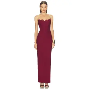 Michael Costello x REVOLVE Louisa Gown in Oxblood