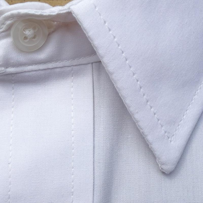 Men’s Classic Fit White Dress Shirt Button Down Long Sleeve Poplin Cotton Blend Formal Wear