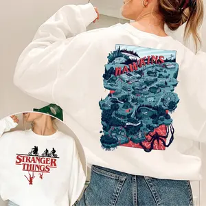 Stranger Things Sweatshirt, Well Come To Hawkins Maps Sweatshirt