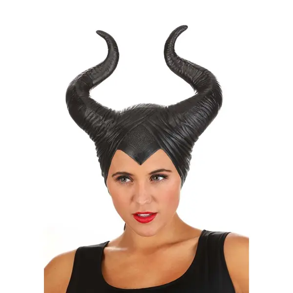 HalloweenCostumes Deluxe Maleficent Headpiece, Latex Accessory with Horns and Sliding Fit, Officially Licensed for Special Events, 1 Size Fits Most Ages 14+, Accessories