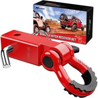 2" Trailer Arm + Shackles (Red)